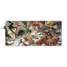 Cargar imagen en el visor de la galería, One Piece Monkey D. Luffy, Roronoa Zoro, Sanji, Nico Robin, Tony Tony Chopper RGB LED Mouse Pad (Desk Mat)
