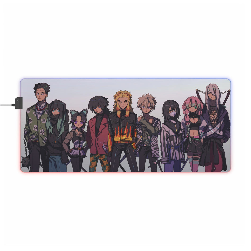 Demon Slayer: Kimetsu No Yaiba RGB LED Mouse Pad (Desk Mat)