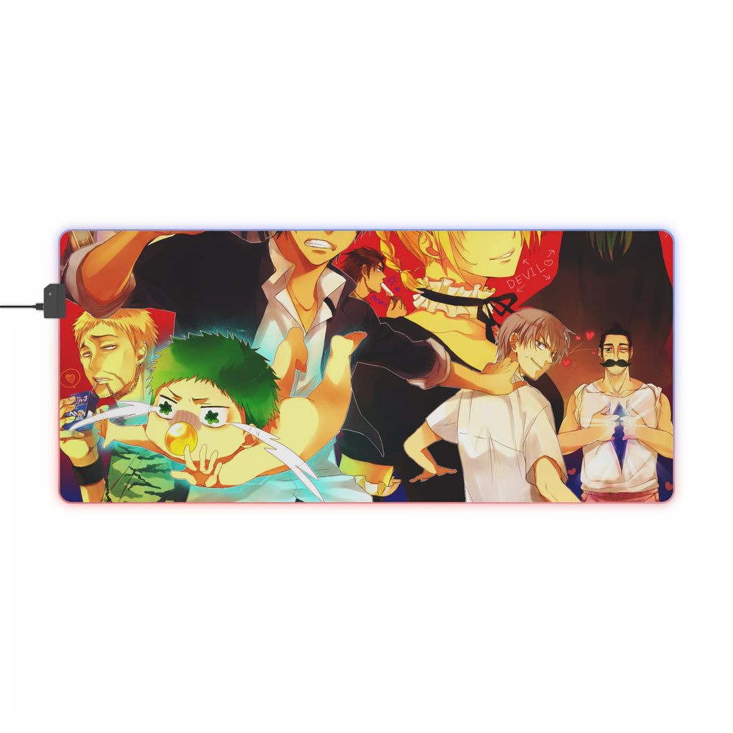 Main characters RGB LED Mouse Pad (Desk Mat)