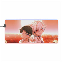 Charger l&#39;image dans la galerie, Tapis de souris LED RVB Neon Genesis Evangelion Shinji Ikari, Kaworu Nagisa (tapis de bureau)
