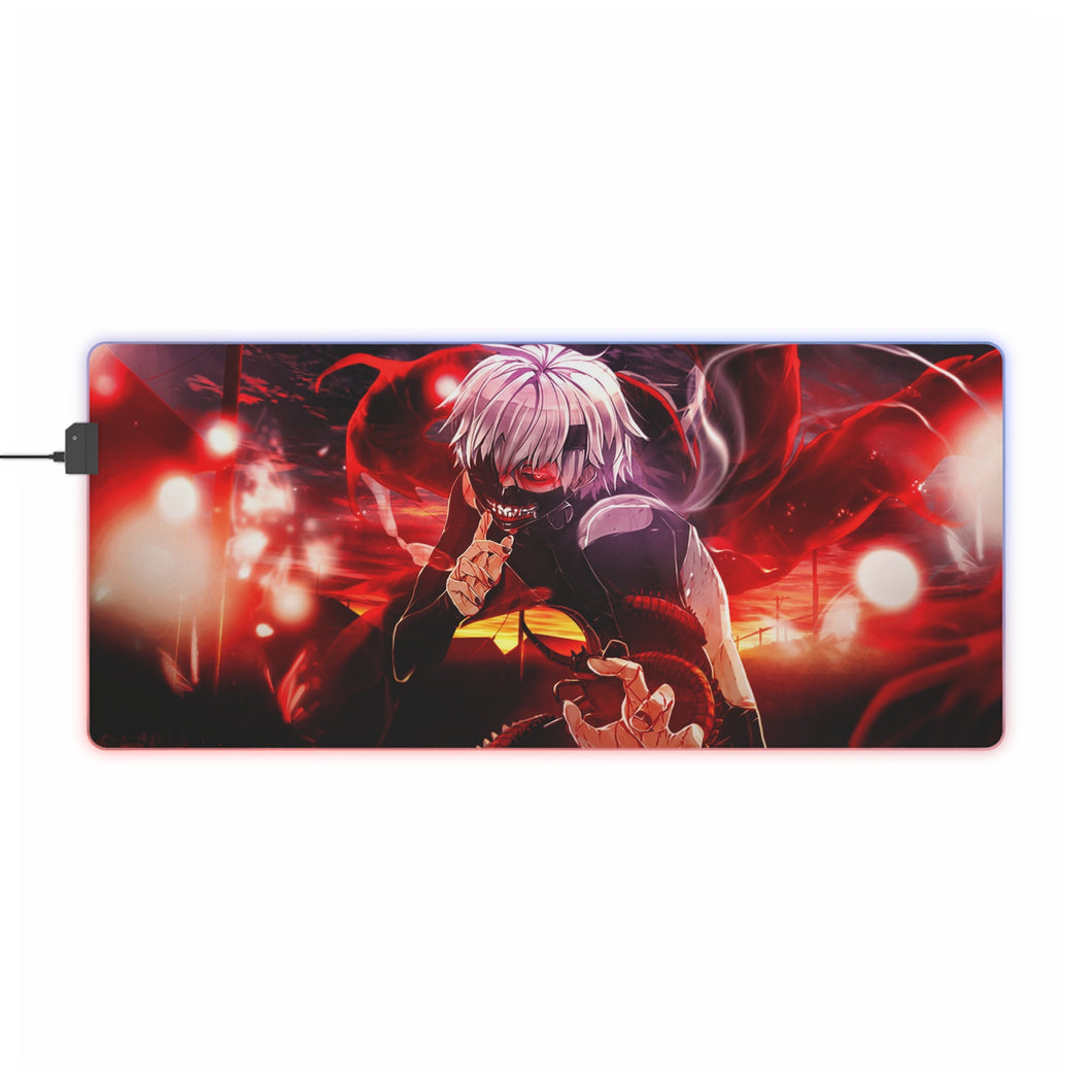 Tokyo Ghoul Ken Kaneki RGB LED Mouse Pad (Desk Mat)