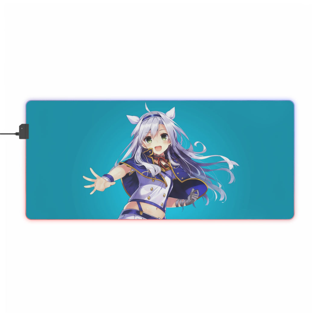 Rokudenashi Majutsu Koushi to Akashic Records Tapis de souris LED RVB (tapis de bureau)