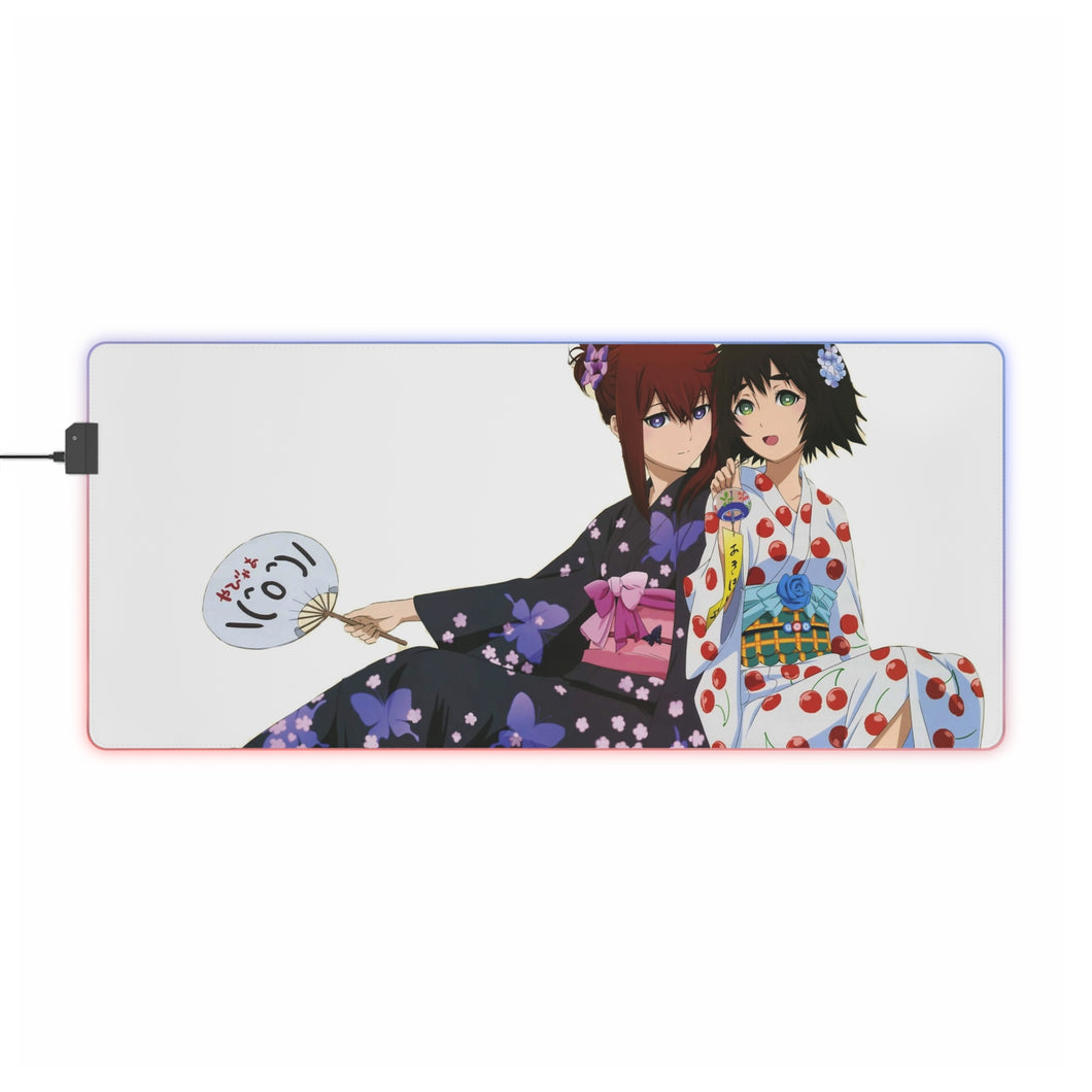 Steins;Gate RGB LED Mouse Pad (Desk Mat)