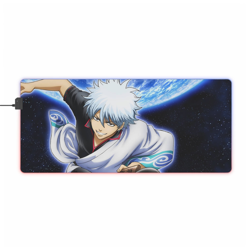 Gintama Gintoki Sakata RGB LED Mouse Pad (Desk Mat)