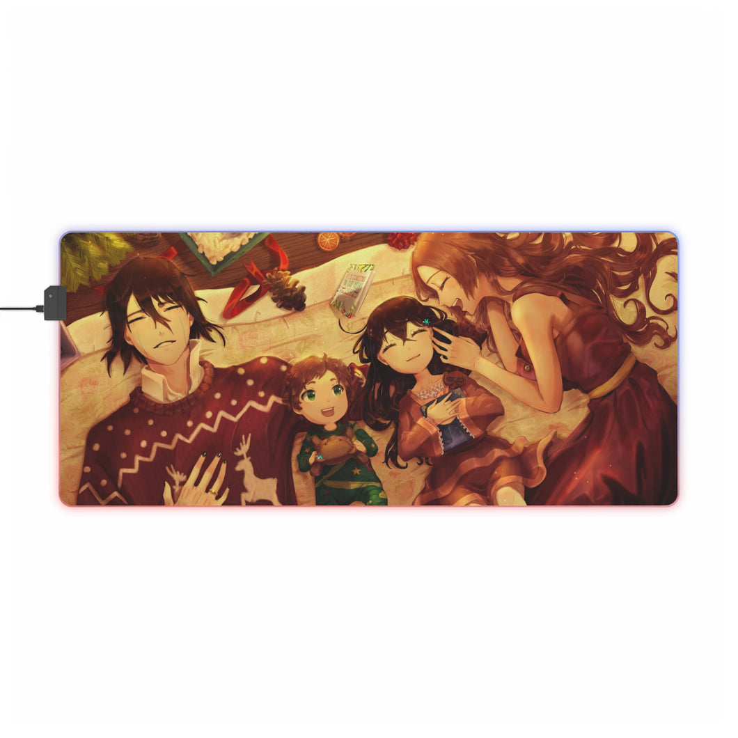 Bleach Orihime Inoue, Ulquiorra Cifer RGB LED Mouse Pad (Desk Mat)