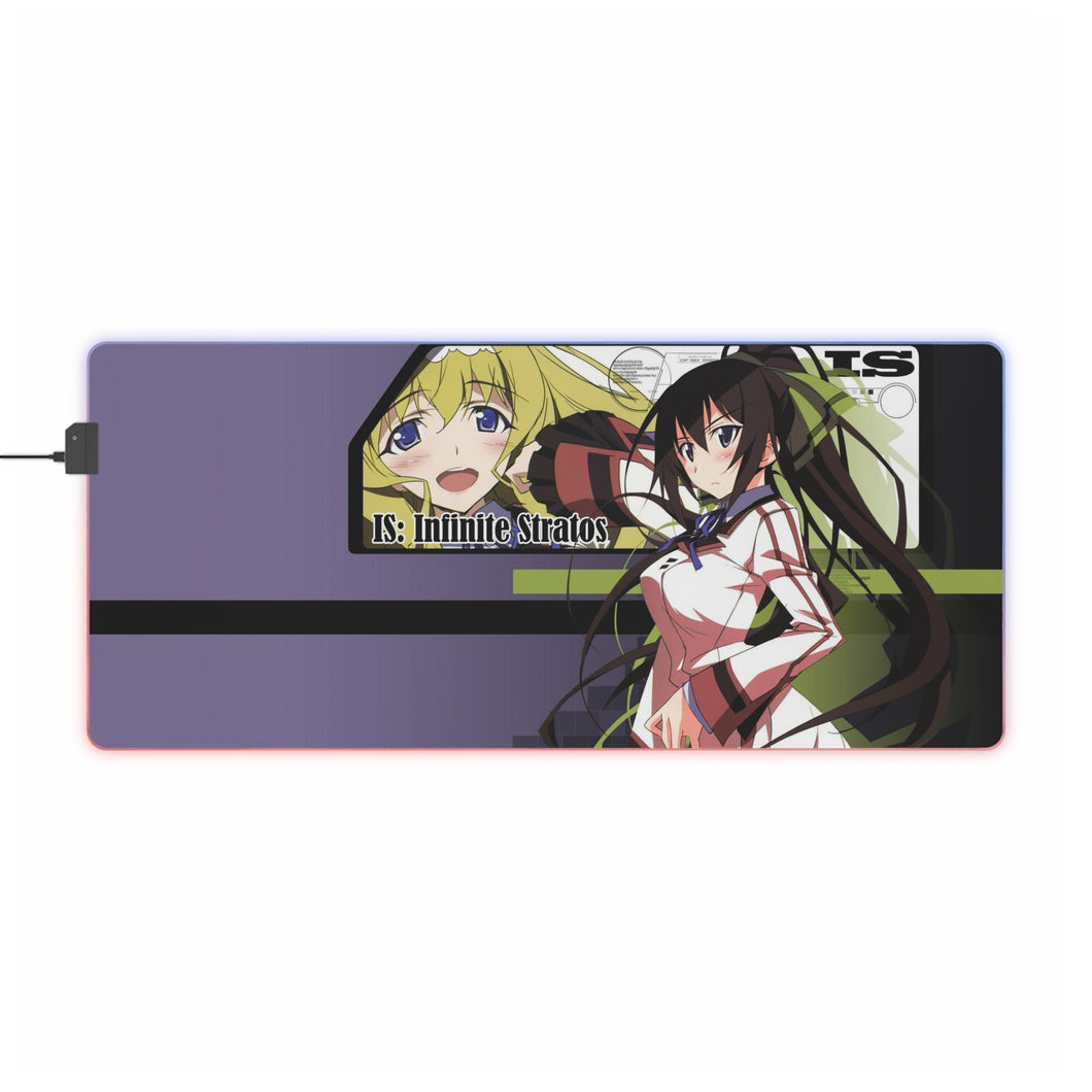 Tapis de souris LED RGB Infinite Stratos (tapis de bureau)