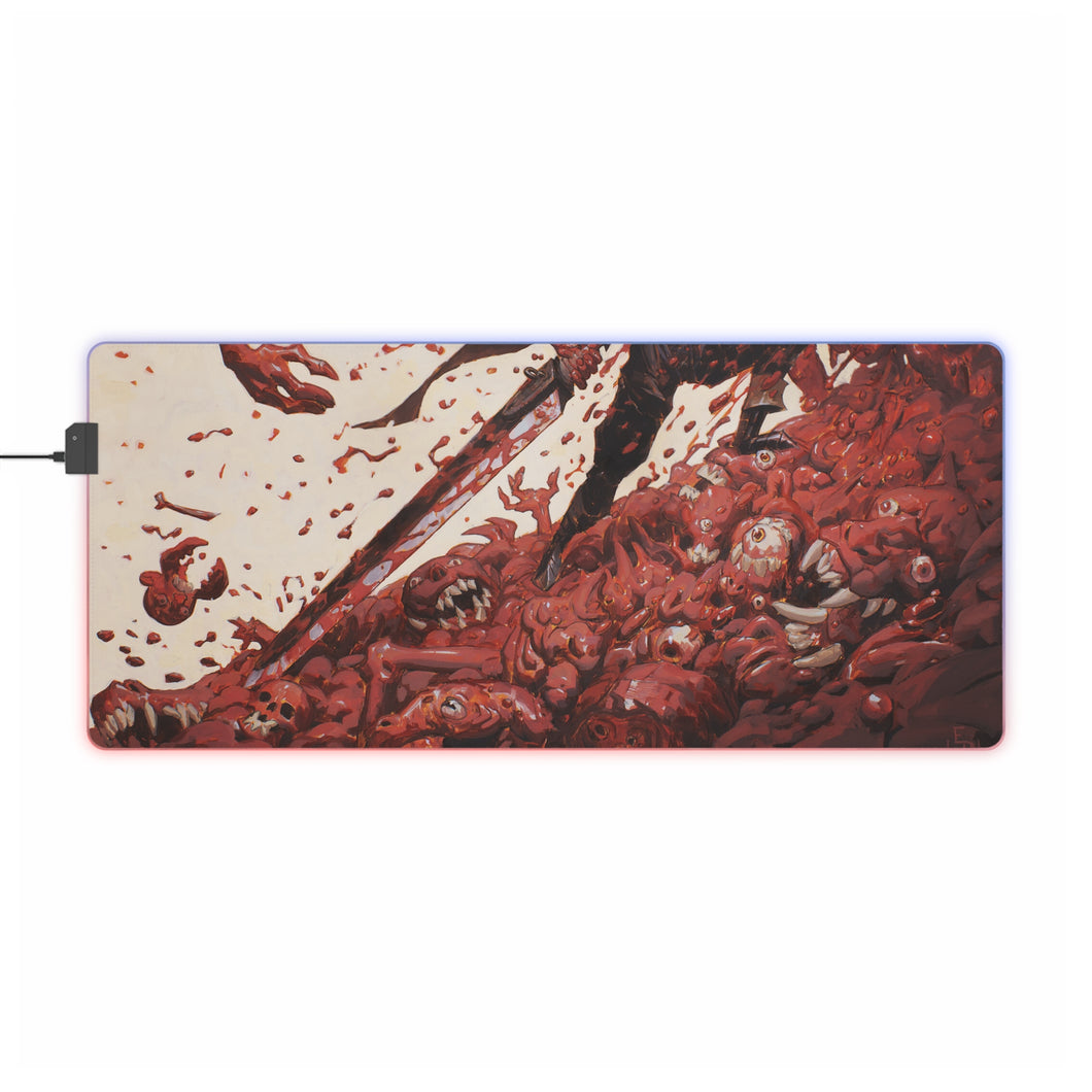 Blood and Guts - Berserk RGB LED Mouse Pad (Desk Mat)