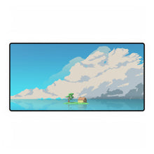 Cargar imagen en el visor de la galería, Pixel art house on a small island Mouse Pad (Desk Mat)
