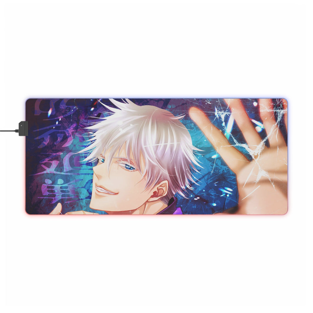 Tapis de souris LED RVB Jujutsu Kaisen (tapis de bureau)