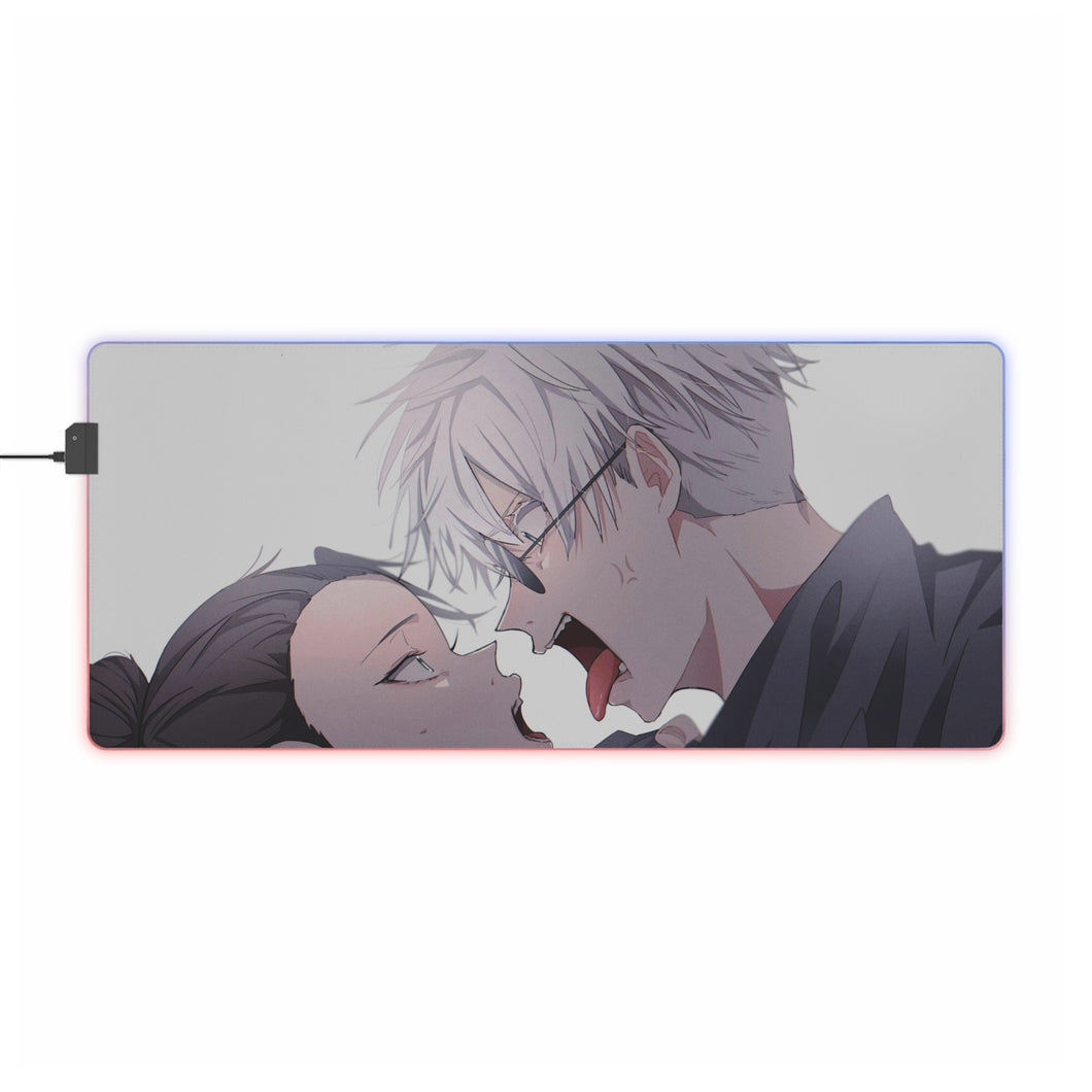 Tapis de souris LED RVB Jujutsu Kaisen (tapis de bureau)