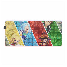 Cargar imagen en el visor de la galería, KonoSuba - God’s Blessing On This Wonderful World!! RGB LED Mouse Pad (Desk Mat)
