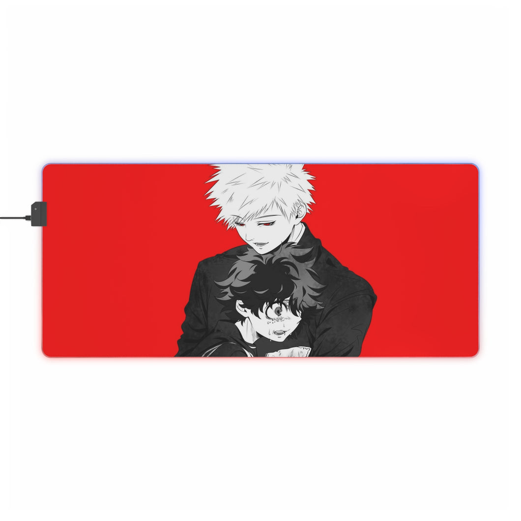 My Hero Academia Izuku Midoriya, Katsuki Bakugou RGB LED Mouse Pad (Desk Mat)