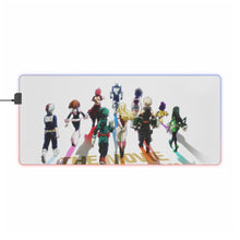 Cargar imagen en el visor de la galería, My Hero Academia Izuku Midoriya, Katsuki Bakugou, Tenya Iida, Tsuyu Asui RGB LED Mouse Pad (Desk Mat)
