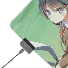 Charger l&#39;image dans la galerie, Tapis de souris LED RGB Rascal Does Not Dream Of Bunny Girl Senpai (tapis de bureau)
