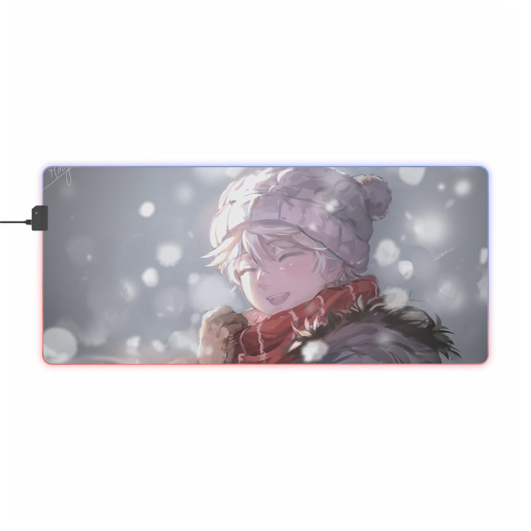 Tapis de souris LED RVB Aldnoah.Zero (tapis de bureau)