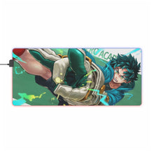 Charger l&#39;image dans la galerie, Tapis de souris LED RVB My Hero Academia Izuku Midoriya (tapis de bureau)
