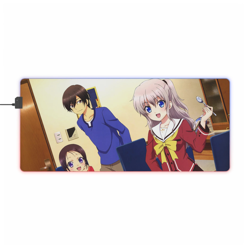 Charlotte Nao Tomori, Ayumi Otosaka RGB LED Mouse Pad (Desk Mat)