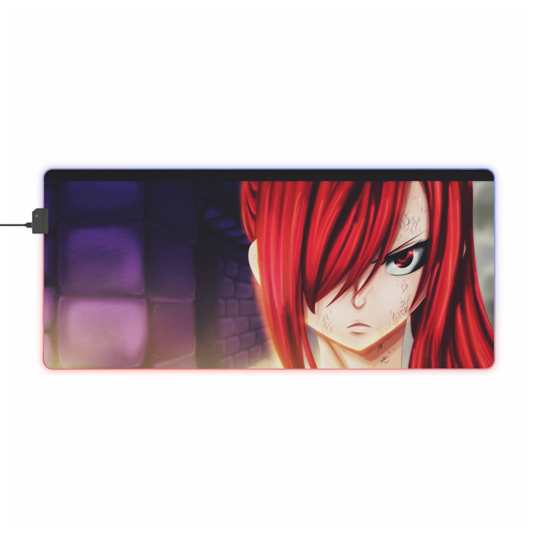 Tapis de souris LED RVB Erza Scarlet - Killer Eye (tapis de bureau)