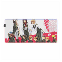 Charger l&#39;image dans la galerie, Tapis de souris LED RVB Anime Attack On Titan (tapis de bureau)
