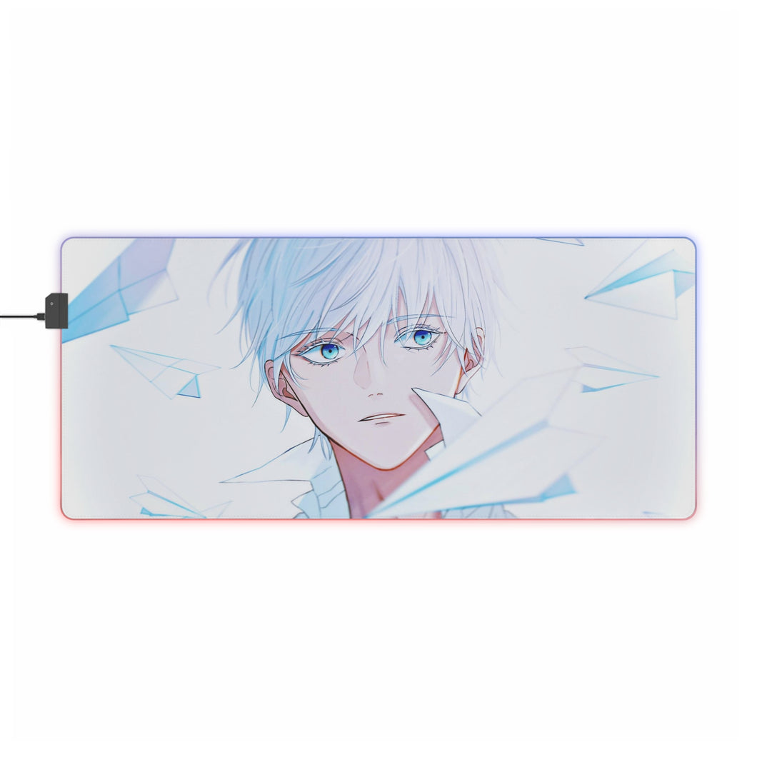 Tapis de souris LED RVB Jujutsu Kaisen (tapis de bureau)