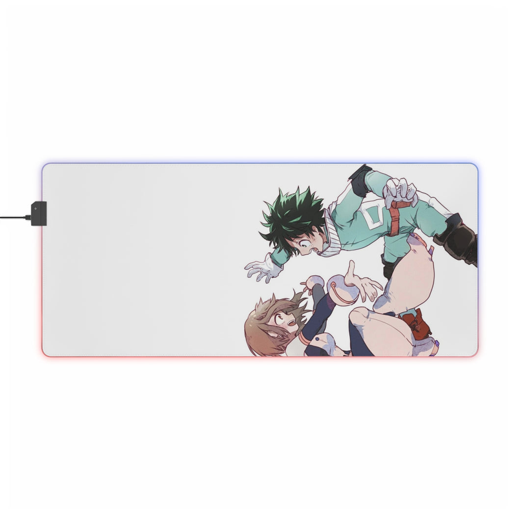 Tapis de souris LED RVB My Hero Academia Izuku Midoriya (tapis de bureau)