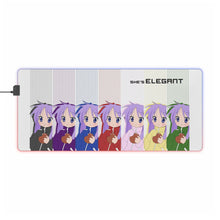 Load image into Gallery viewer, Lucky Star Kagami Hiiragi RGB LED Mouse Pad (Desk Mat)
