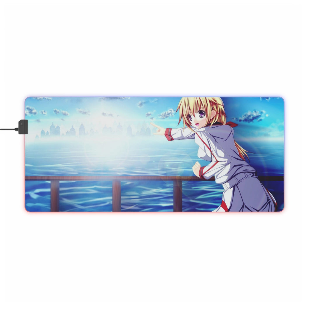 Tapis de souris LED RGB Infinite Stratos (tapis de bureau)