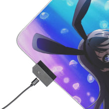 Charger l&#39;image dans la galerie, Tapis de souris LED RVB Rascal Does Not Dream Of Bunny Girl Senpai Poster (tapis de bureau)
