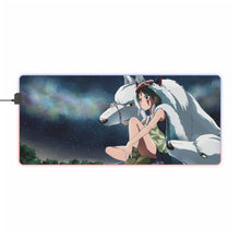 Cargar imagen en el visor de la galería, Princess Mononoke RGB LED Mouse Pad (Desk Mat)
