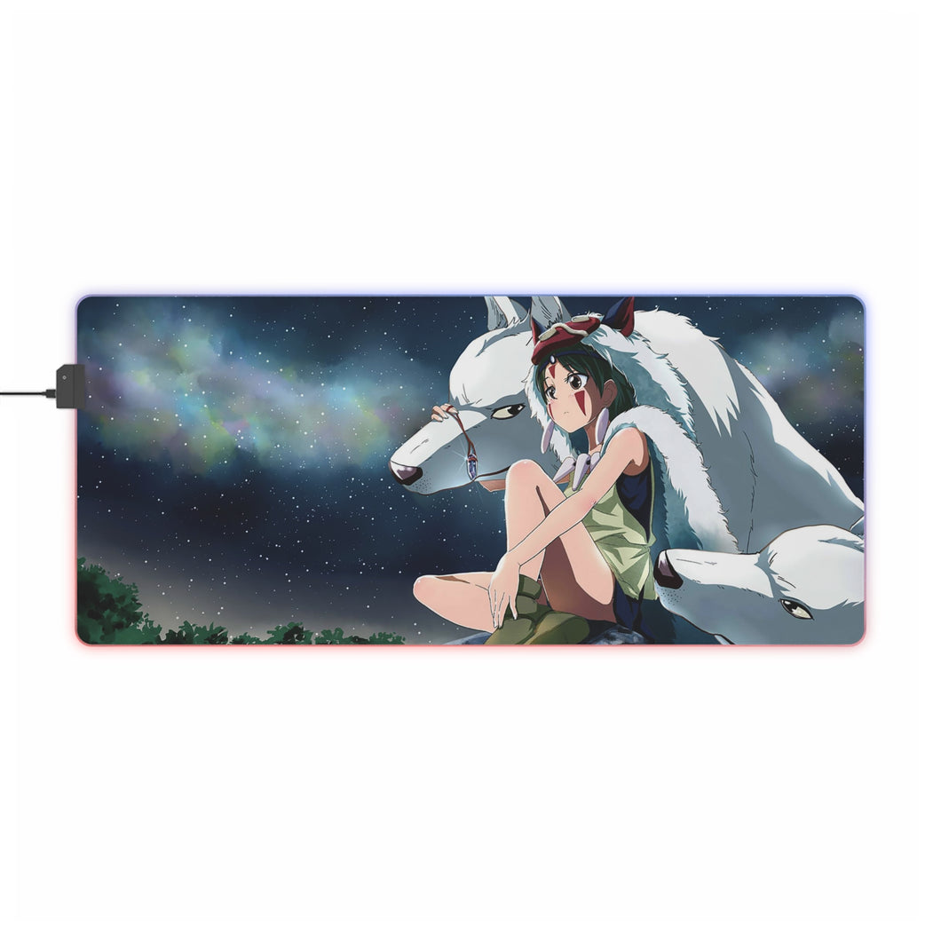 Princess Mononoke RGB LED Mouse Pad (Desk Mat)