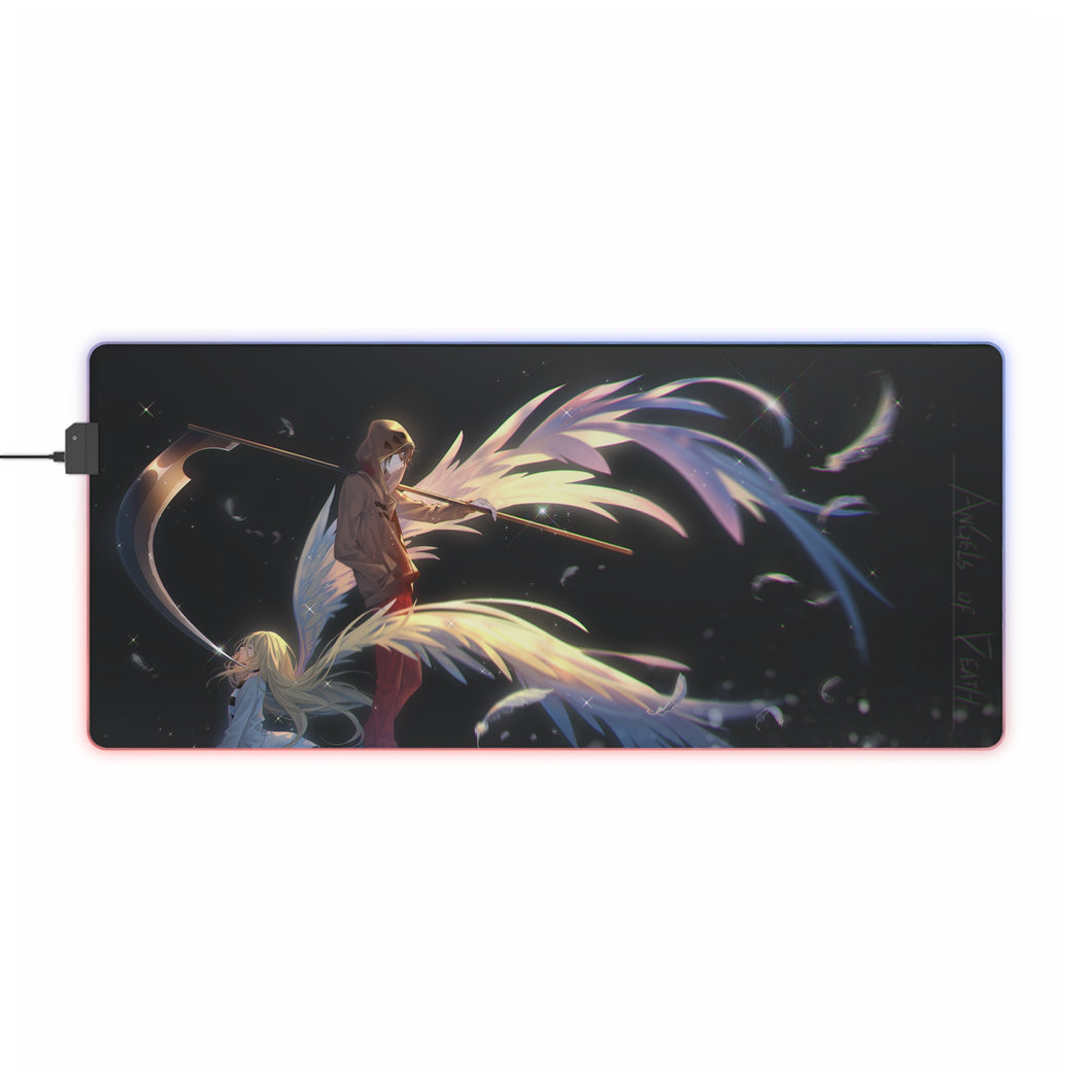 Tapis de souris LED RVB Angels Of Death (tapis de bureau)