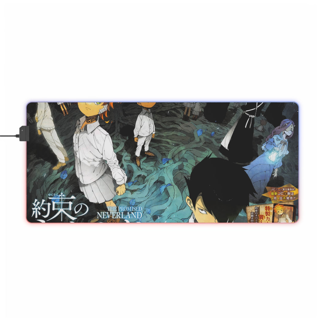 The Promised Neverland Ray, Norman, Emma, Phil, Isabella RGB LED Mouse Pad (Desk Mat)