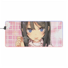 Charger l&#39;image dans la galerie, Tapis de souris LED RGB Rascal Does Not Dream Of Bunny Girl Senpai (tapis de bureau)
