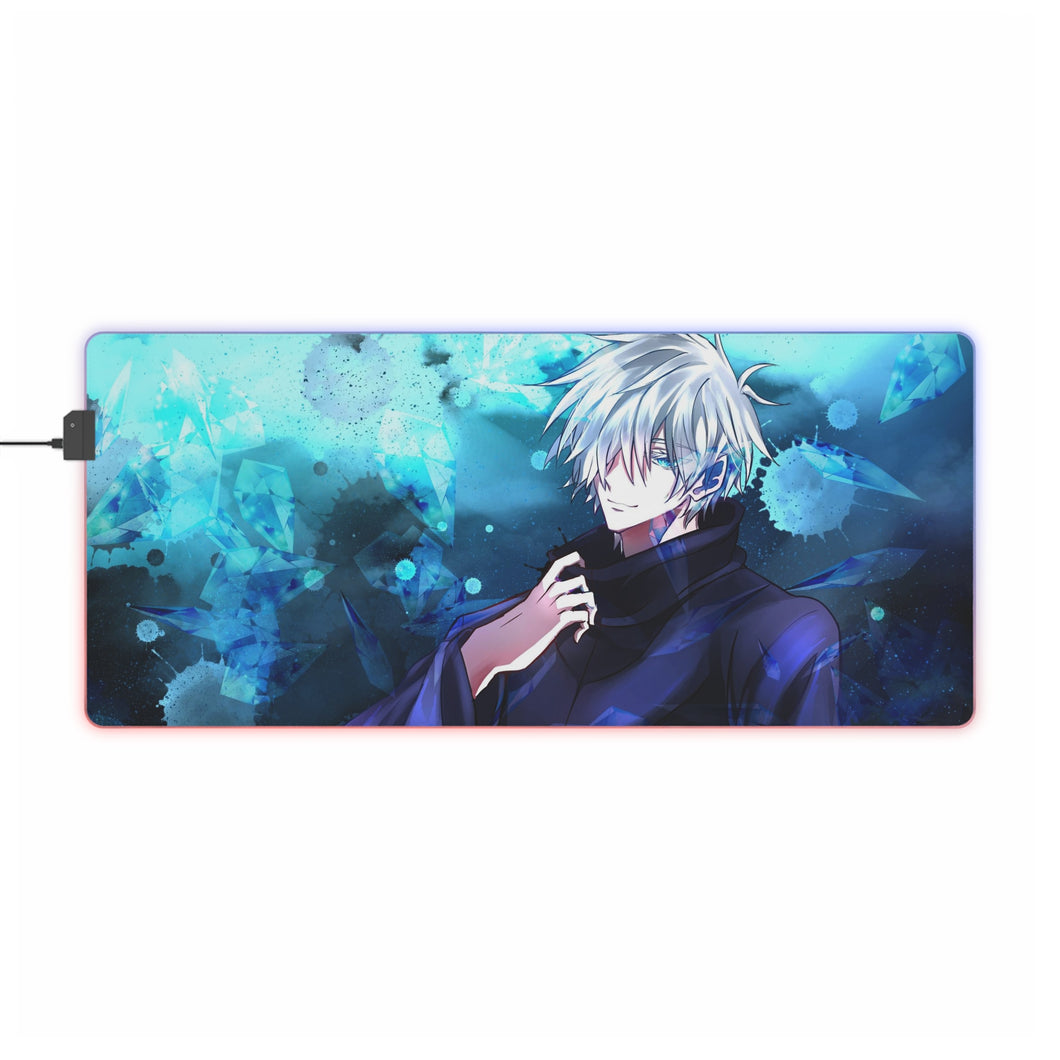 Tapis de souris LED RVB Jujutsu Kaisen (tapis de bureau)