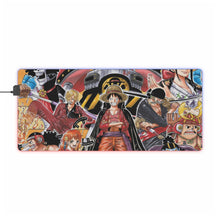 Charger l&#39;image dans la galerie, Tapis de souris LED RVB One Piece Monkey D. Luffy, Roronoa Zoro, Sanji, Nico Robin, Tony Tony Chopper (tapis de bureau)
