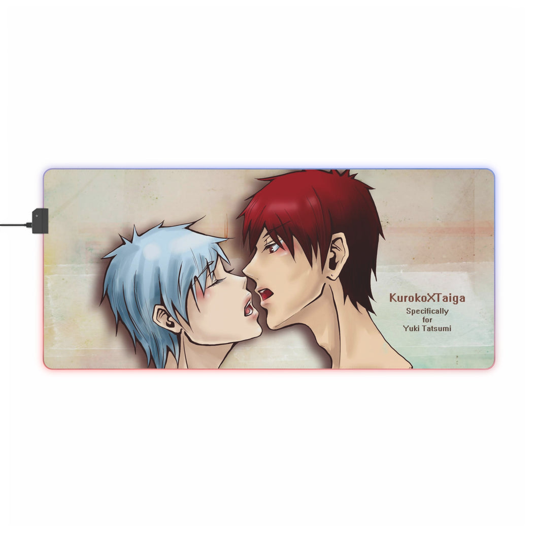 Kuroko X Taiga Fan Art Ship RGB LED Mouse Pad (Desk Mat)