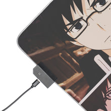 Load image into Gallery viewer, Blue Exorcist Yukio Okumura RGB LED Mouse Pad (Desk Mat)
