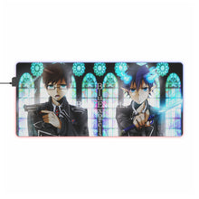 Cargar imagen en el visor de la galería, Blue Exorcist Yukio Okumura RGB LED Mouse Pad (Desk Mat)
