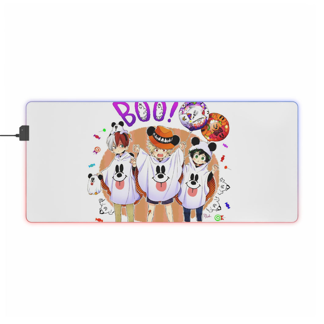 My Hero Academia Izuku Midoriya, Katsuki Bakugou RGB LED Mouse Pad (Desk Mat)