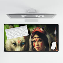 Load image into Gallery viewer, Anime Princess Mononoke Mouse Pad (Desk Mat)
