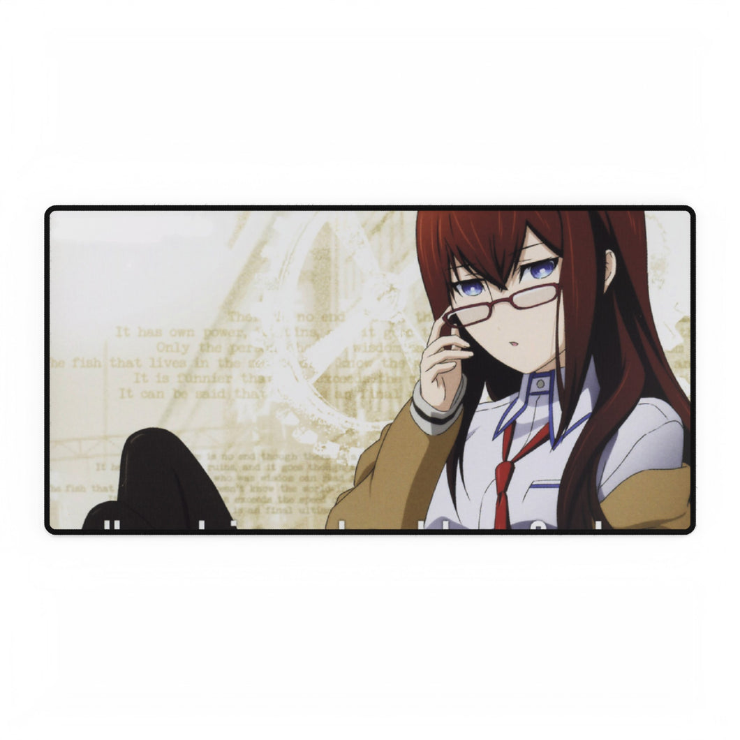 Tapis de souris Makise Kurisu (tapis de bureau)