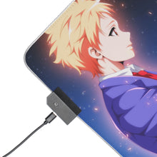 Load image into Gallery viewer, Beyond the Boundary Mirai Kuriyama, Akihito Kanbara RGB LED Mouse Pad (Desk Mat)
