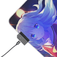 Charger l&#39;image dans la galerie, Tapis de souris LED RVB Nao Tomori tenant une pomme (tapis de bureau)
