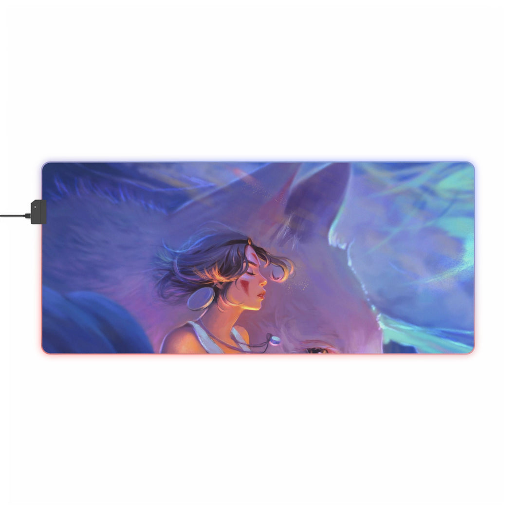 Princess Mononoke RGB LED Mouse Pad (Desk Mat)