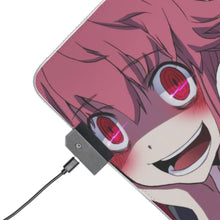 Charger l&#39;image dans la galerie, Tapis de souris LED RVB Mirai Nikki Yuno Gasai (tapis de bureau)
