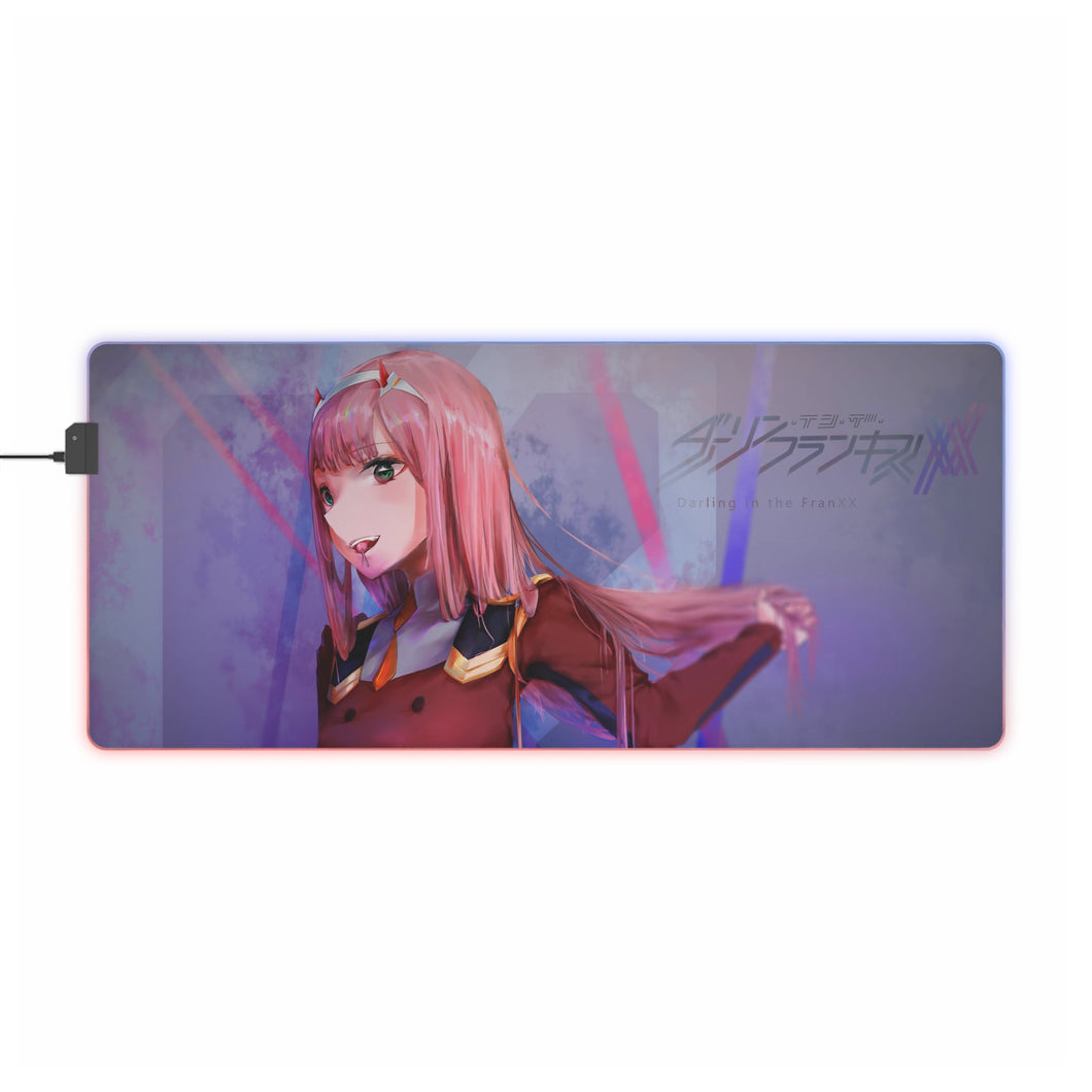 Darling In The FranXX RGB LED Mouse Pad (Desk Mat)