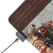 Cargar imagen en el visor de la galería, One Piece Monkey D. Luffy, Roronoa Zoro, Sanji, Nico Robin, Tony Tony Chopper RGB LED Mouse Pad (Desk Mat)
