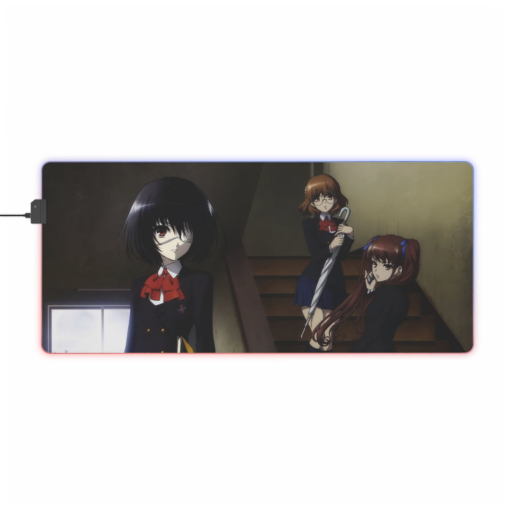 Tapis de souris LED RVB Mei, Yukari et Izumi (tapis de bureau)