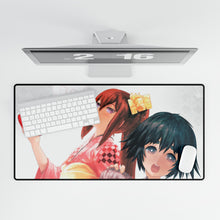 Cargar imagen en el visor de la galería, Makise and Mayuri Drunken Duo Mouse Pad (Desk Mat)
