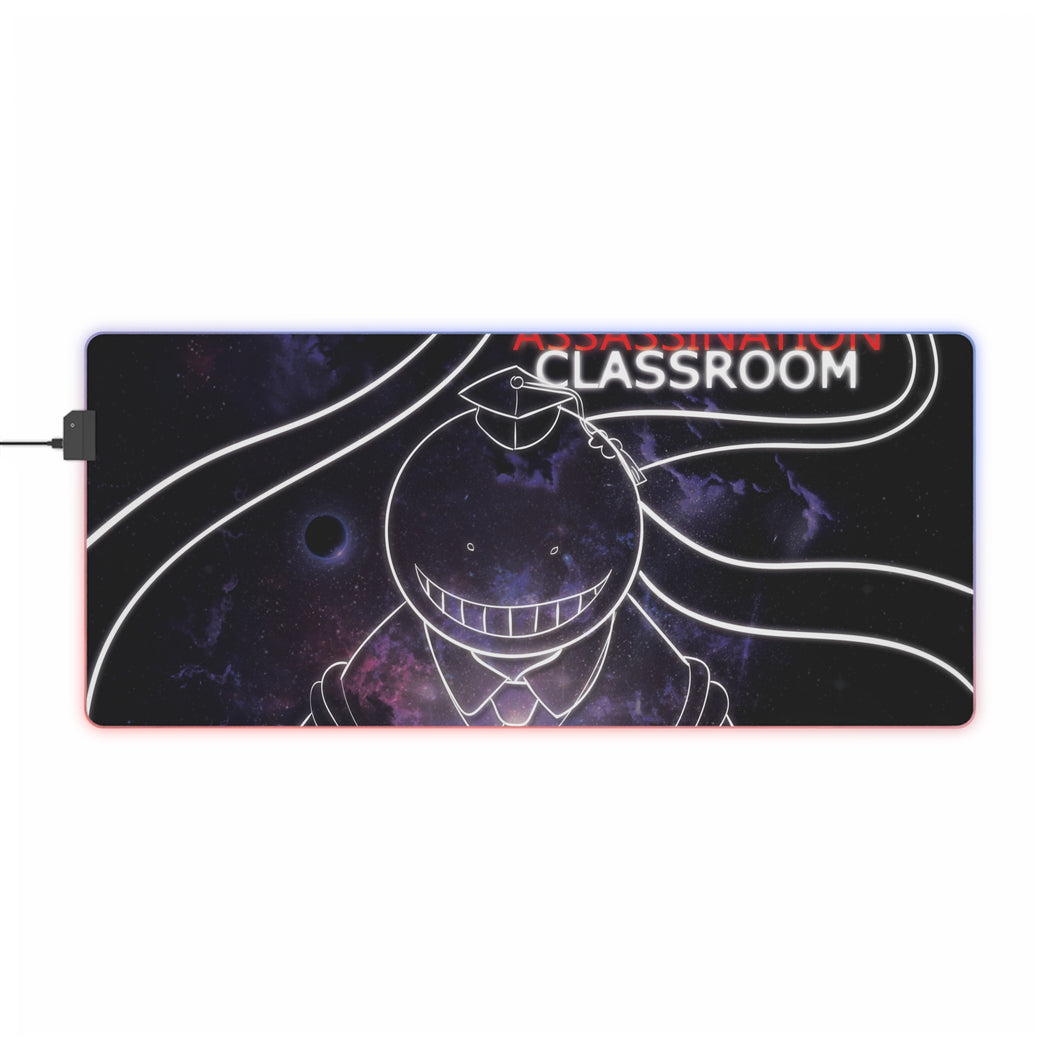 Tapis de souris LED RVB Koro-sensei (tapis de bureau)